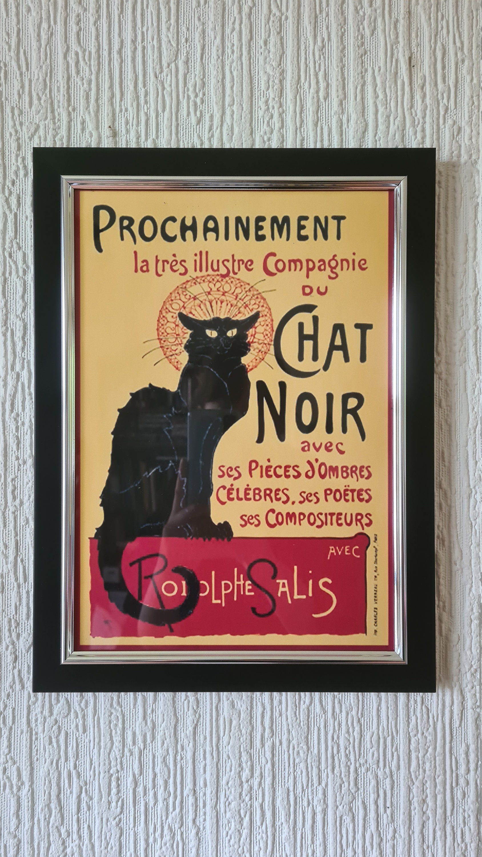 Vintage Poster Art: Chat Noir | Etsy