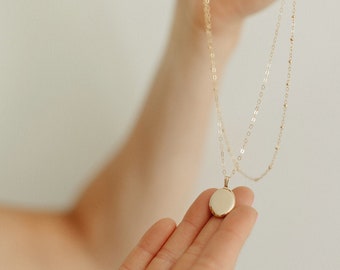 Oval Locket Necklace