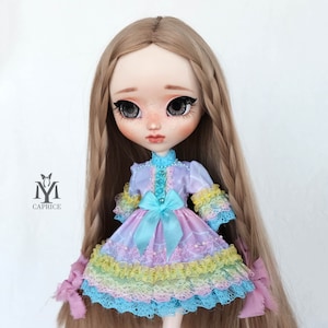 Pullip dress / Blythe Dress / Doll Dress / &quot;Butterfly Bush&quot; Collection