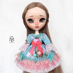 Pullip Kleid / Blythe Kleid / &quot;Mona&quot; / Puppenkleid