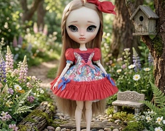 Doll Dress / Fits Pullip, Blythe
