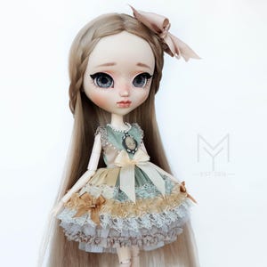 Pullip dress / Blythe Dress / &quot;Charlotte&quot; / Doll Dress