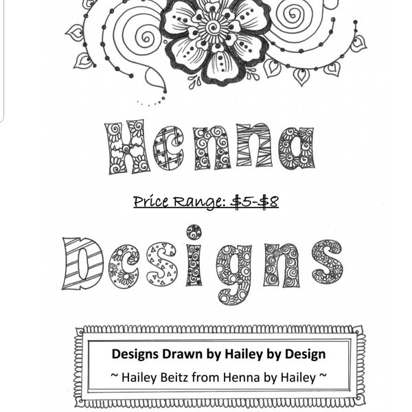 Five Dollar Henna Designs - EBOOK