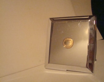 Vintage art deco compact mirror