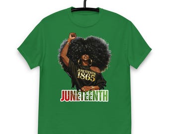 Afro Girl Juneteenth T-Shirt
