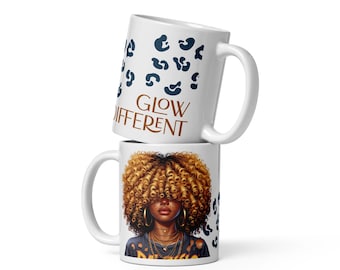 Glow DIfferent | Black Girl Mug