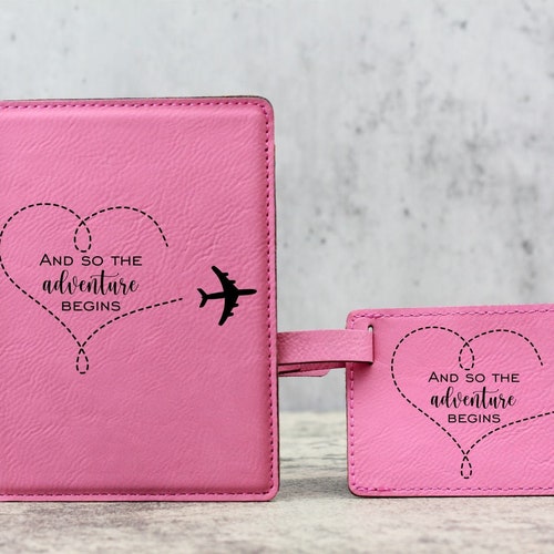Personalized Luggage Tag Passport Cover Set Passport Etsy