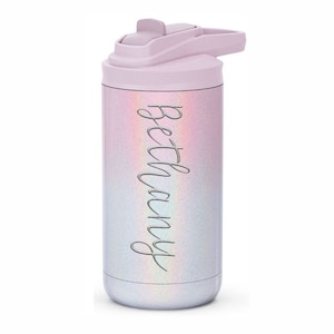 Personalized Kids Water Bottle With Straw, Back to School, 12 Oz Stainless Steel Custom Laser ...