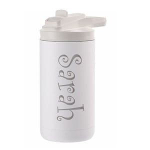 Personalized Kids Water Bottle With Straw, Back to School, 12 Oz Stainless Steel Custom Laser ...