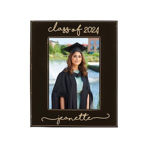 Graduation Picture Frame, High School Graduation Gift for Her, Gift for him, College Graduation, Personalized Photo Frame, Class of 2024