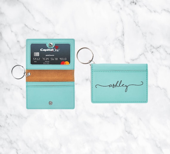 Personalized Keychain Wallet, Custom ID Holder, Leather Wallet, Gift For Daughter, Daughter Gift, Gift for Her, Birthday gift