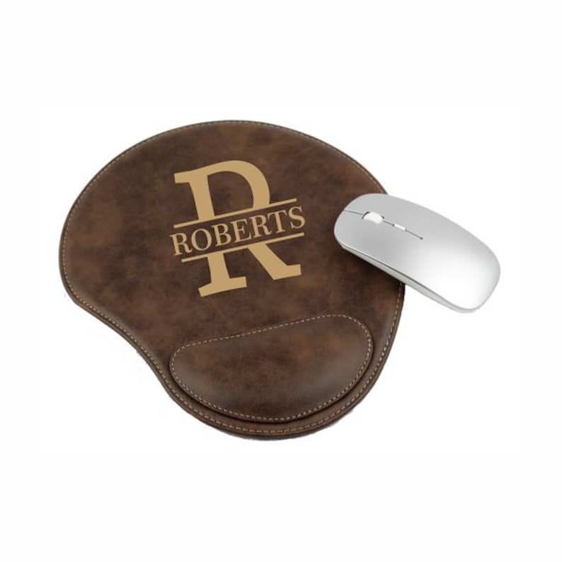 Personalized Mousepad Mouse Pad With Wrist Rest Mouse Pad Etsy