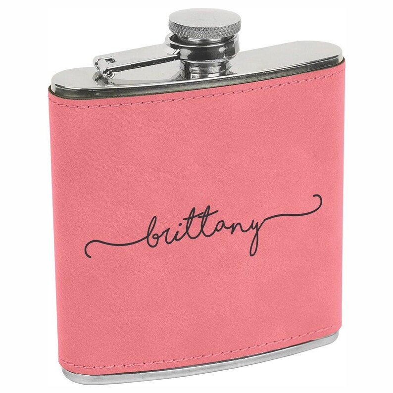 Personalized Flask for Women Bridesmaid Gift Custom Flask Etsy