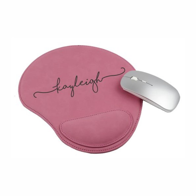 Personalized Mousepad Mouse Pad With Wrist Rest Mouse Pad Etsy