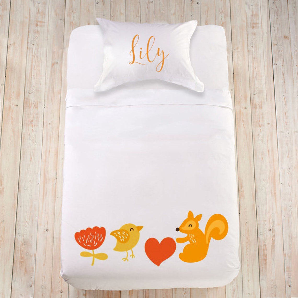 Kids Duvet Set Animal Duvet Cover Fun Toddler Bedding Kids Etsy