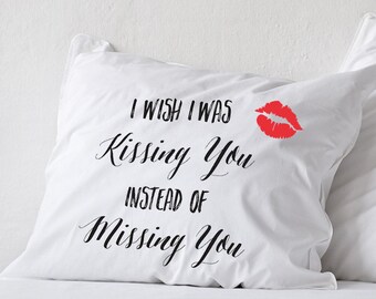 Long distance relationship Pillow Missing You I Miss You Gift Boyfriend Love Gift distance Friendship Friend I miss missing you gifts ldr