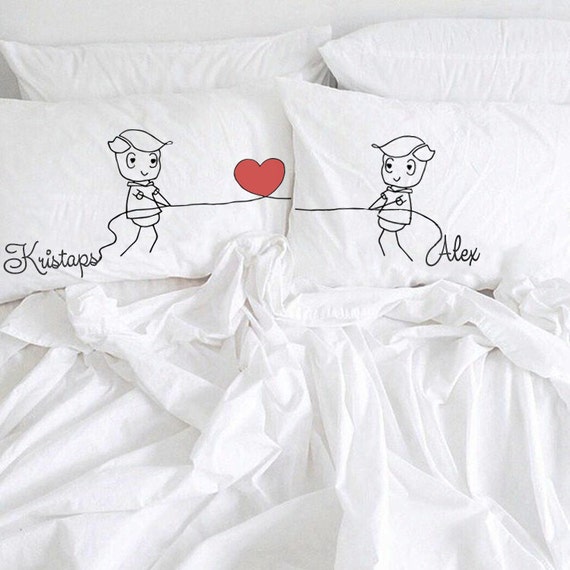 Personalized Gay Couple Pillow Cases Gay Wedding Gift Mr And Etsy