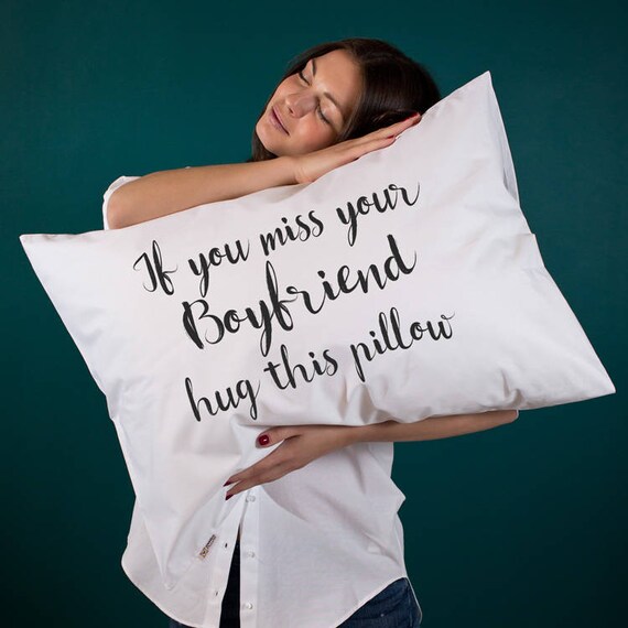 Miss You Gift Girlfriend Pillow Gift Ldr Gift If You Miss Me Etsy