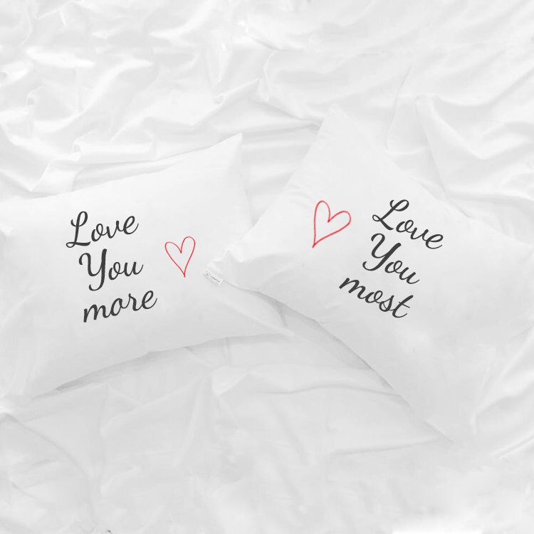 Wedding Cushion Cover Couple Pillowcases Engagement Gift Etsy