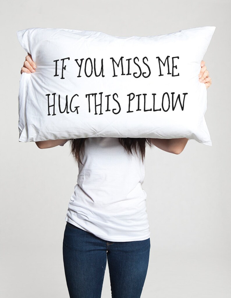 Long distance relationship Gift Pillow case Boyfriend Love Etsy