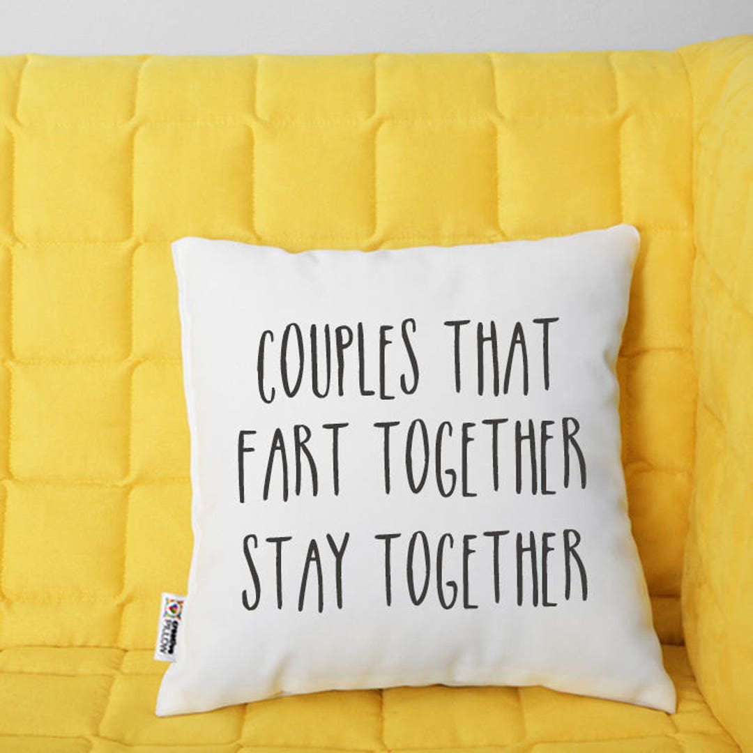 Funny Quote Pillow Funny Cushion Cover Couple Pillow Accent Etsy