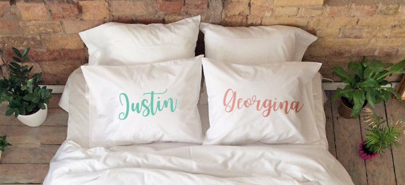 just married bedding