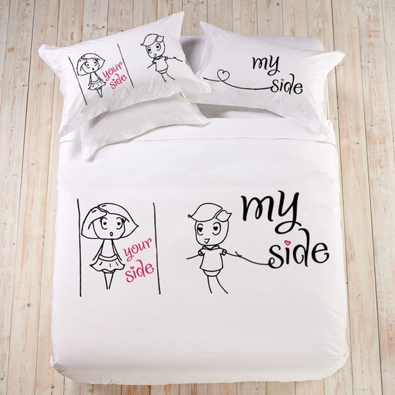 Bedding Set Cotton Anniversary Gift For Couple Duvet Cover Etsy