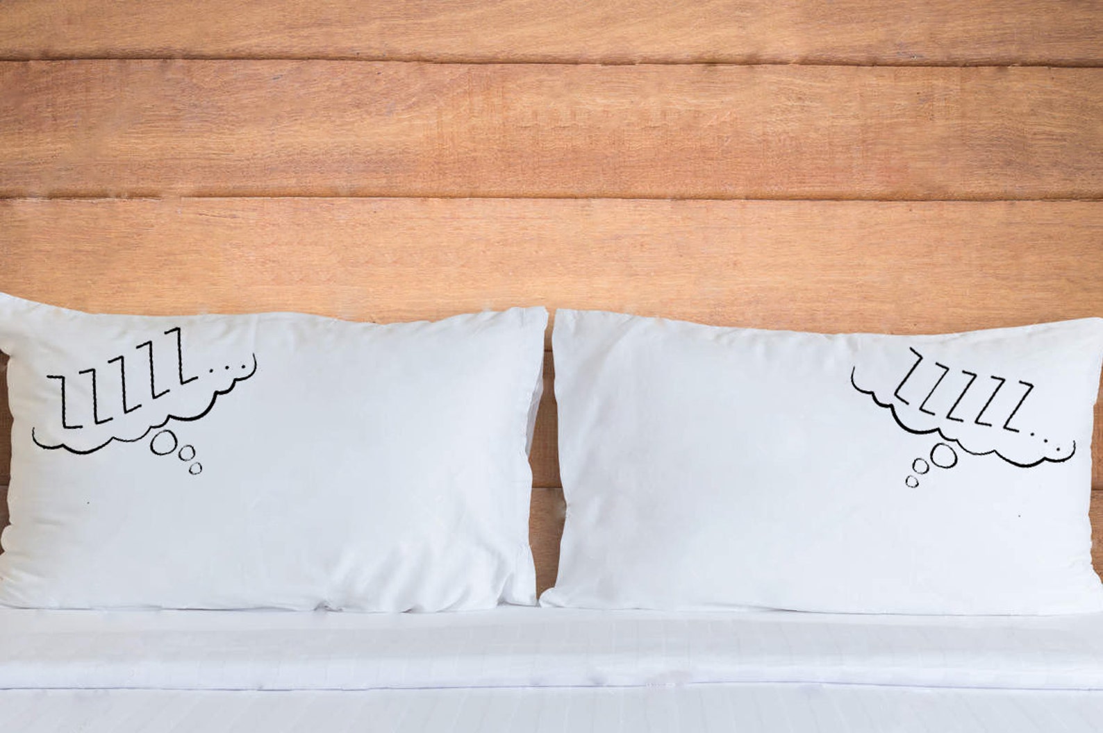 2nd Year Cotton Anniversary Gift Couple Pillow Cases His Hers Etsy