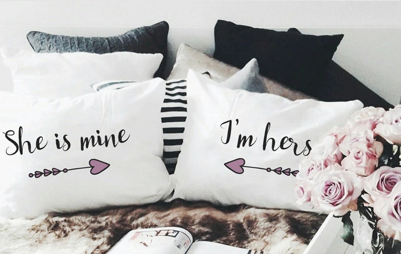 Lesbian Girlfriend Wedding Gifts Mrs and Mrs She is Mine - Etsy
