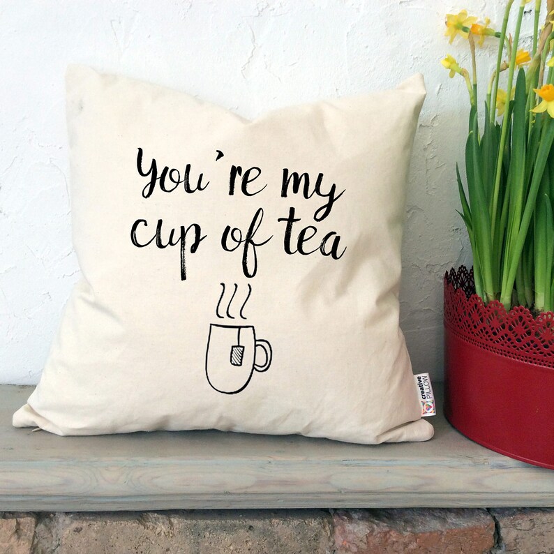 Decorative pillow funny quote pillow tea lover gift pillows Etsy