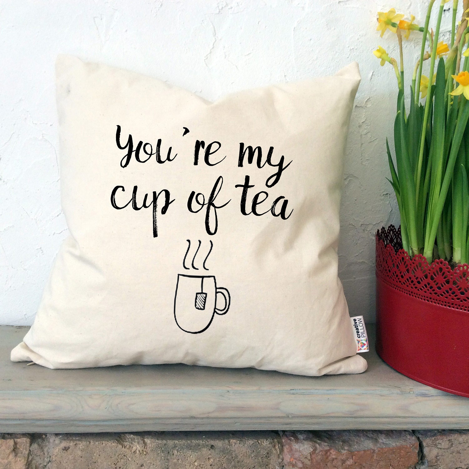 Decorative pillow funny quote pillow tea lover gift pillows Etsy