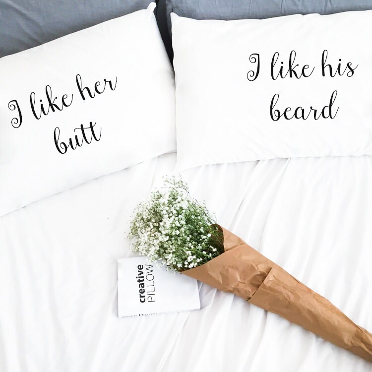 I Like His Beard All-Over Print Premium Pillow Case Funny Newlywed Pillow Cute Pillow I Like Her Butt Pillow Girlfriend Gift Valentine's Gift Wedding Couple's Pillow I Like His Beard All-Over Print Premium Pillow Case Funny Newlywed Pillow Cute Pillow I Like Her Butt Pillow Girlfriend Gift Valentine's Gift Wedding Couple's Pillow
