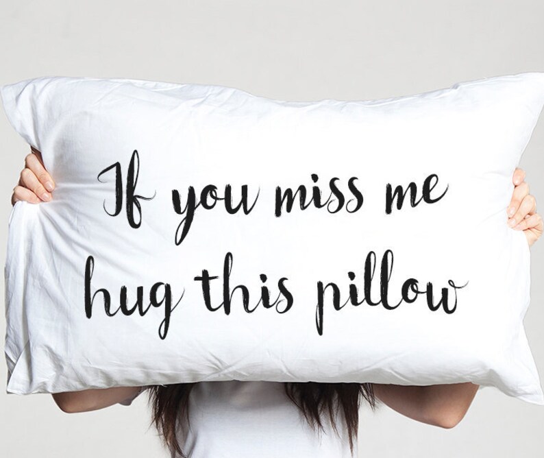 Long Distance Gift Long Distance Pillow Long Distance image 2.