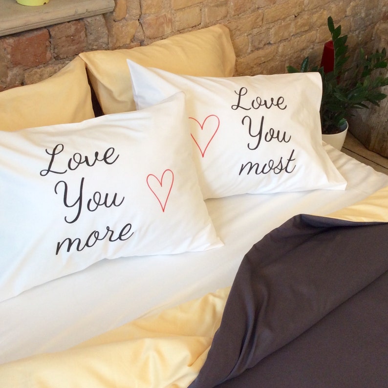 Wedding Cushion Cover Couple Pillowcases Engagement Gift Etsy