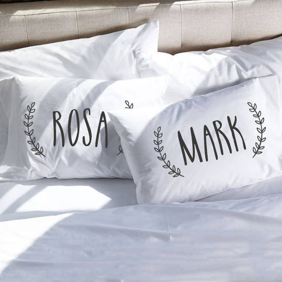 Personalised Cushion Cover Pillowcase Custom Gift Family Name Pillow Case 