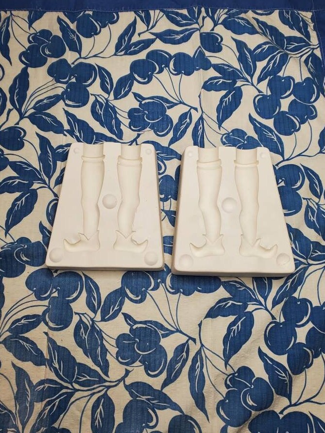 Molds Vintage ceramic slip mold Klowns by Kay Cherry Tree Collection