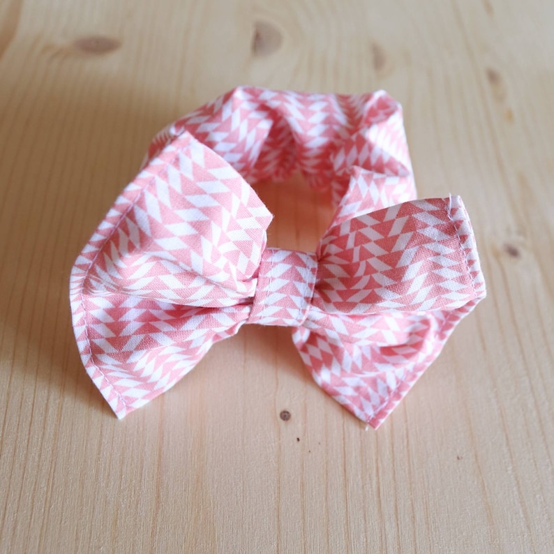 Set of two hair elastics with SweetHeart Candy-themed bow