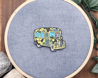 Sujetador de agujas de El Autobús Mágico – Accesorio de costura magnético esmaltado