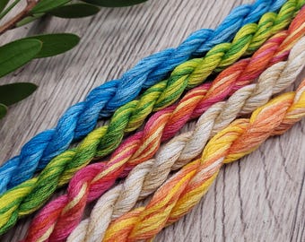 Hilo de bordar teñido a mano Fairy Bread – Colección Australiana