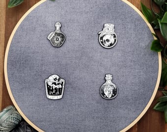 Sujetador de agujas - Frascos de curiosidades - Accesorio de costura magnético esmaltado