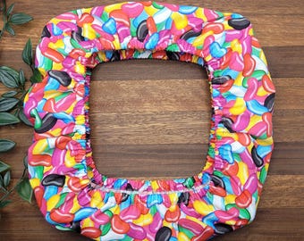 Protector de tela para bastidores Q-Snap – Funda para bordado Jelly Bean, protector de tela para punto de cruz