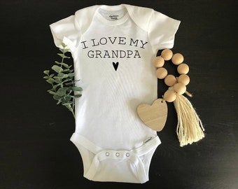 Baby Romper Im Going to Love Horses When I Grow Up Just Like My Pawpaw
