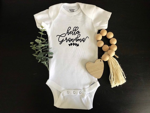 hello grandma onesie