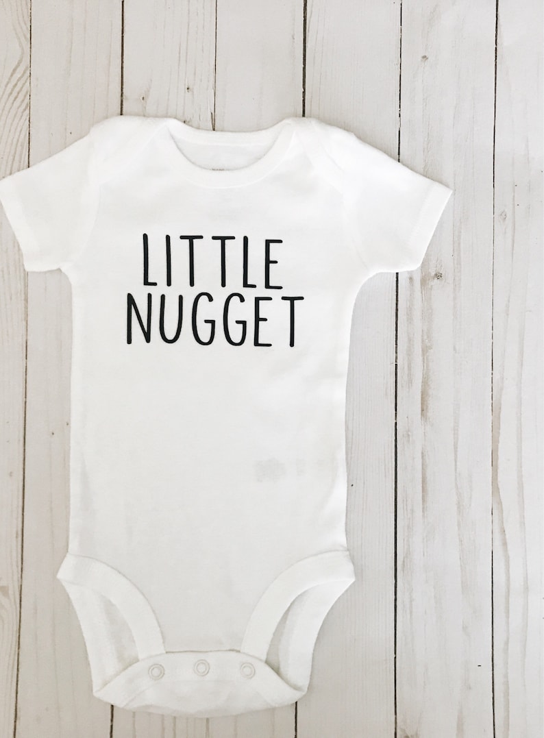 Little Nugget Bodysuit Baby Announcement Bodysuit Pregnancy Etsy