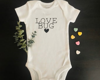 Love Bug Bodysuit, Baby Announcement Bodysuit, Pregnancy Announcement Bodysuit