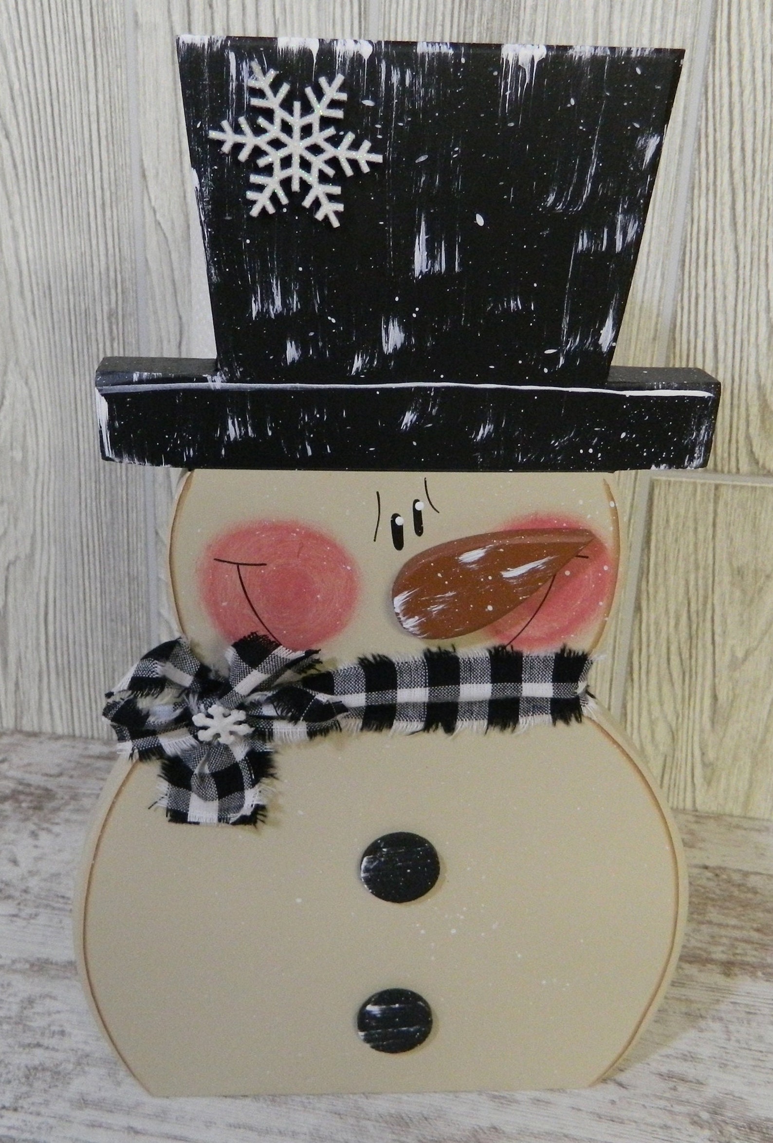 Snowman Paper Towel Holder/toilet Paper Etsy