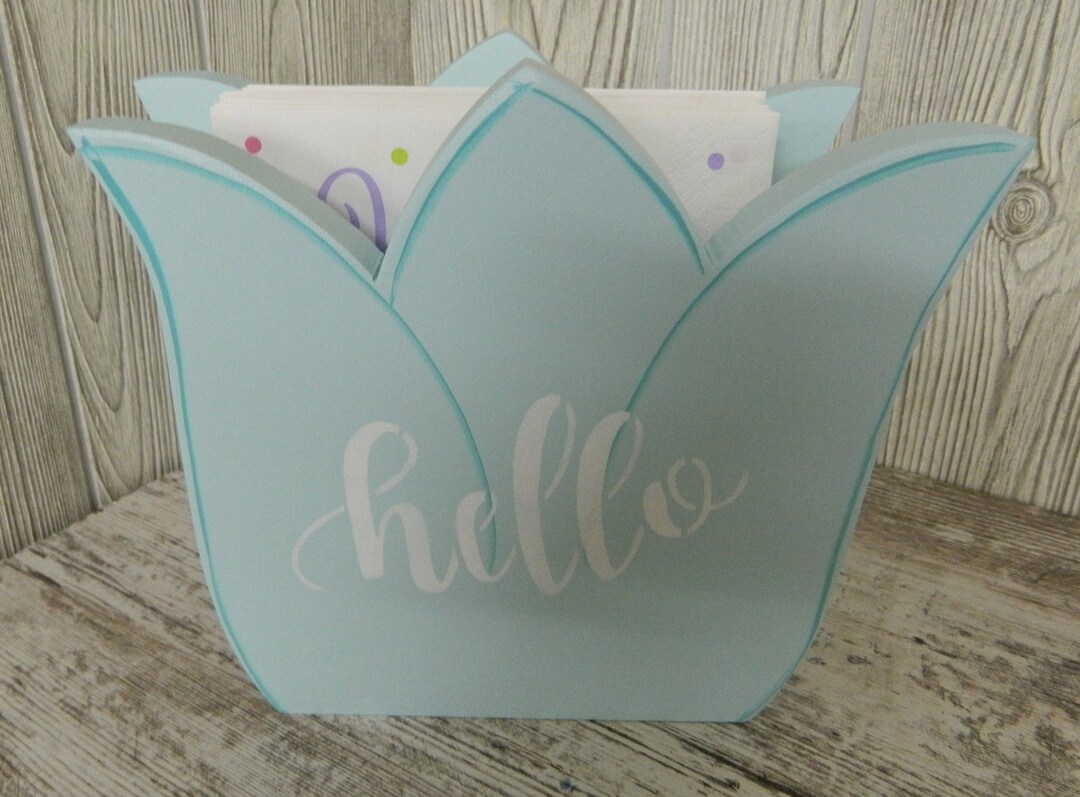 Tulip Napkin Holder/napkin Holder/ Flower Napkin Holder/spring Decor