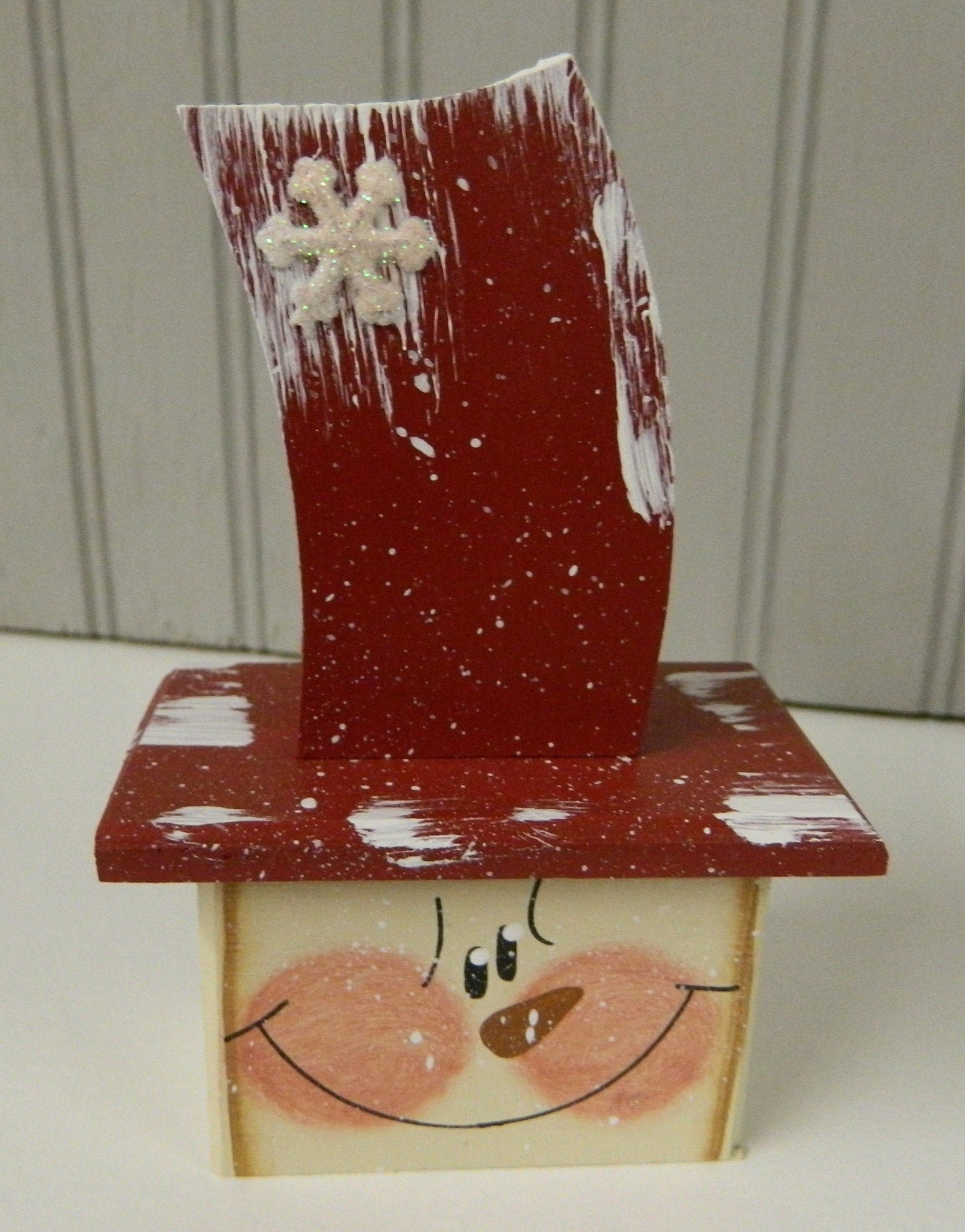 Fabric Snowman Head decor