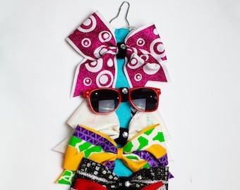 Cheer Bow Holder, Backpack or Wall Hanger, Cheerleading