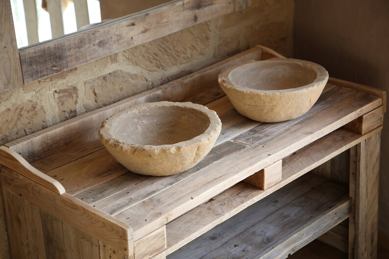 BATHROOM made from recycled pallet wood with Etsy